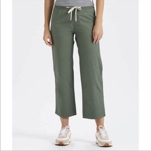 Vuori Ripstop Wide Leg Pants - Women’s Size Large - Army Green